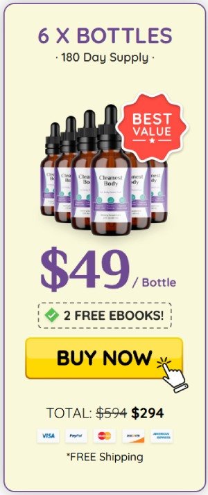 Cleanest Body Buy 6 Bottles